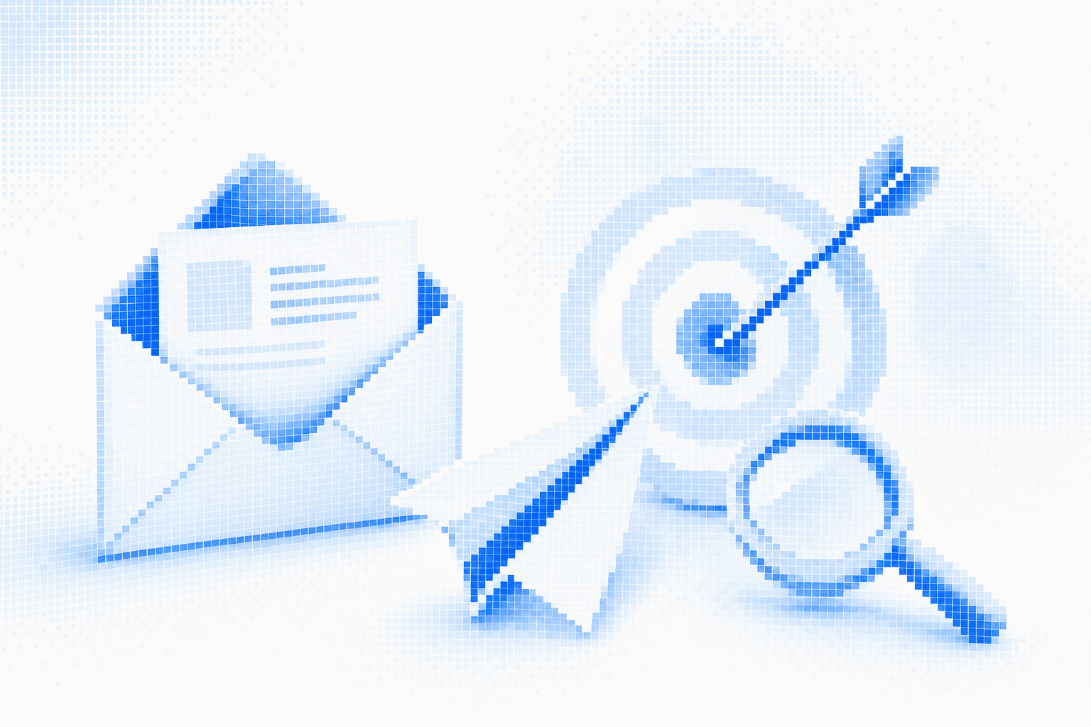 Sales team using a radar screen to identify the right outreach target