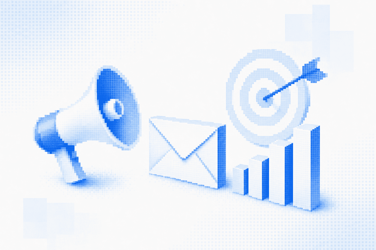 Target account list and signal alerts flowing into a sales pipeline funnel