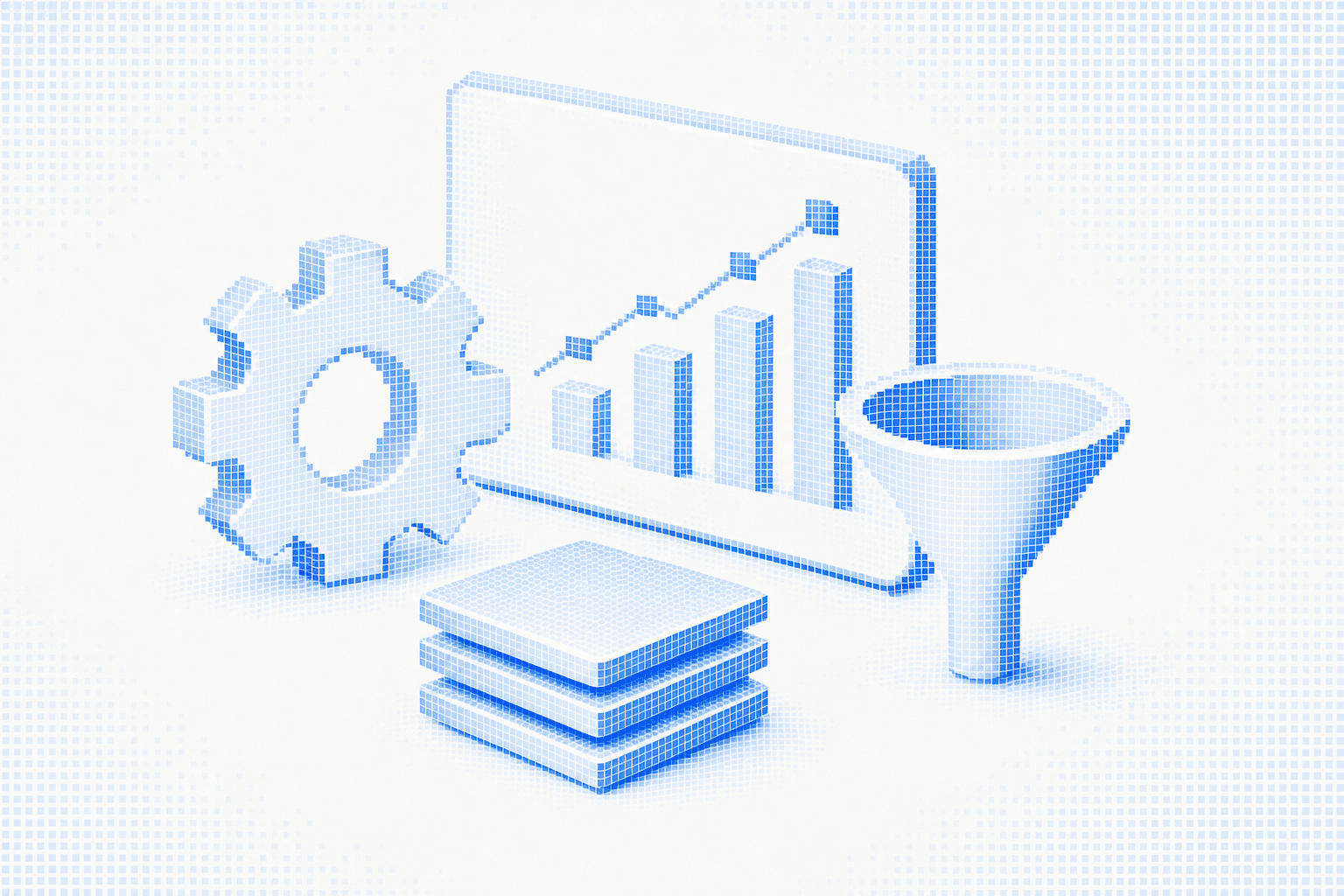 Revenue workflow board connecting signals, verified leads, and CRM records